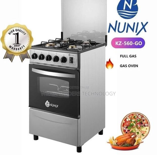 Nunix Full Gas Free Standing Cooker With Oven - thumbnail 2