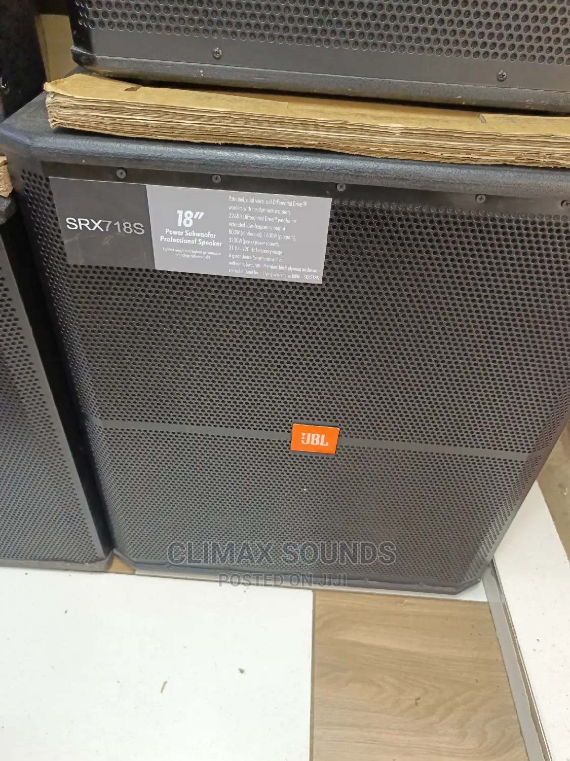 Bass Speaker Jblsrx718