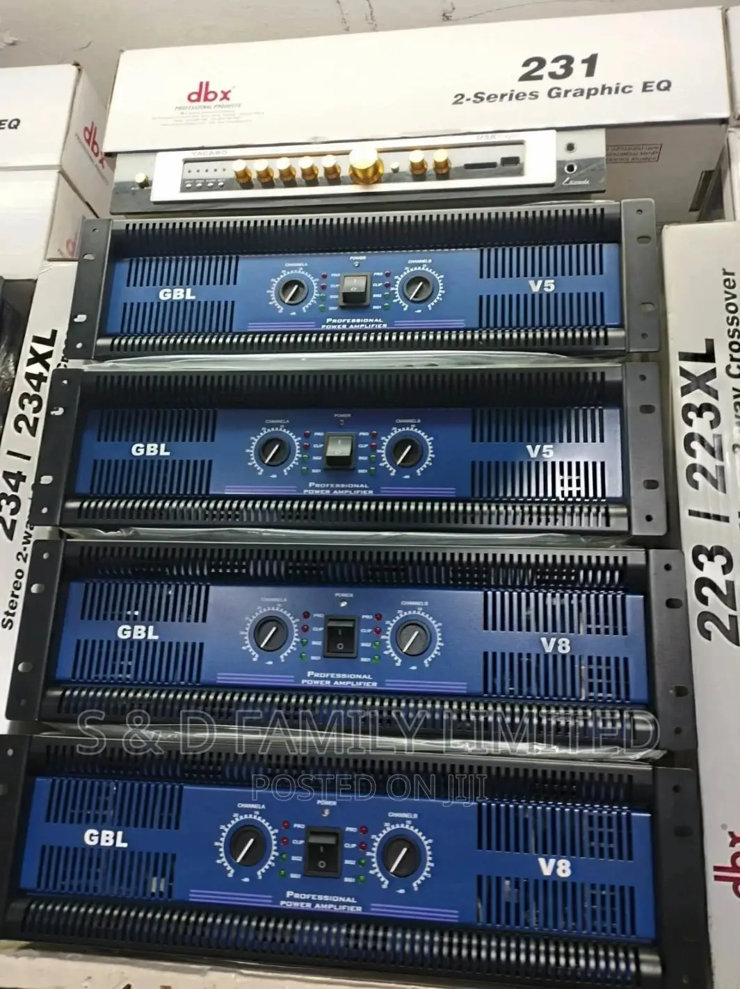 GBL V8 Power Amplifier