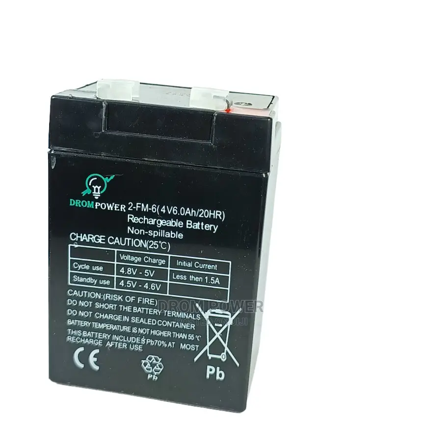 Drom 4v 6ah Battery
