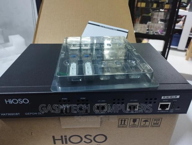 2 Port Olt Hioso Ha7302cs 2 Pon Epon Olt Router