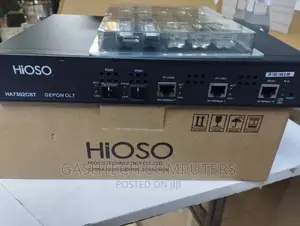 Hioso Mini 2 Port Epon Olt FTTH Standalone Type Ac220v With