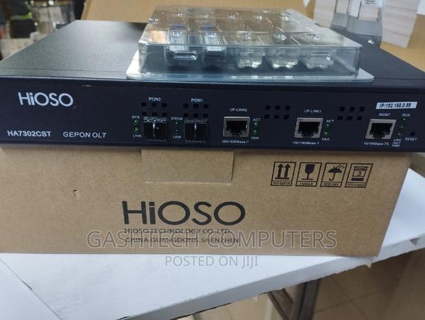 Hioso Mini 2 Port Epon Olt FTTH Standalone Type Ac220v With - main view