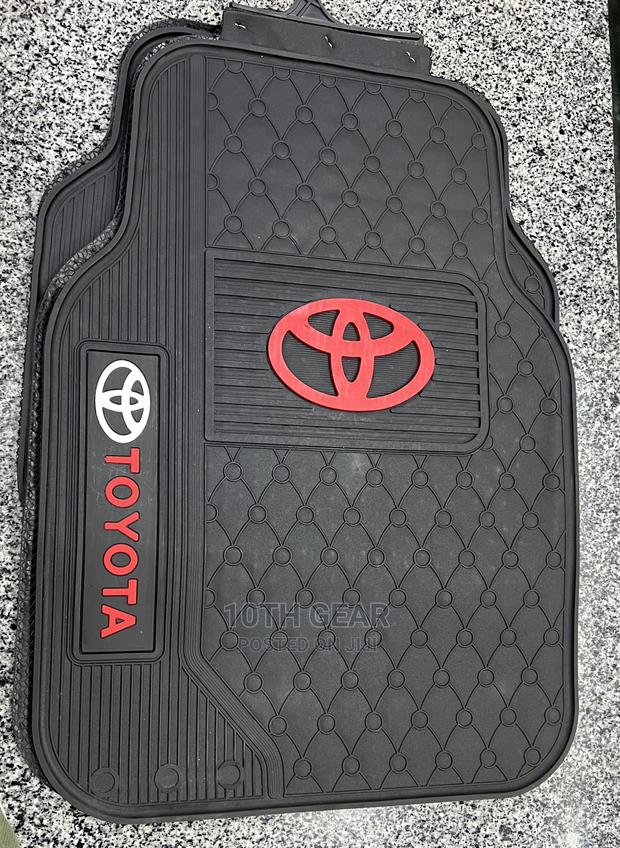 Toyota Car Mats Rubber Heavy 5pcs 5 Sitter Car