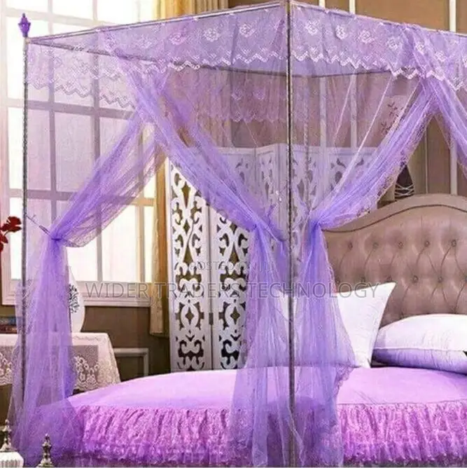 Mosquito Net With Metallic Stand- Pink- 4*6, 5*6, 6*6