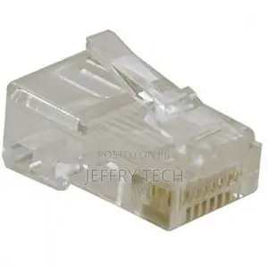 100 Pieces Cat6, Cat5e Crimp Connectors (Pack of 100)