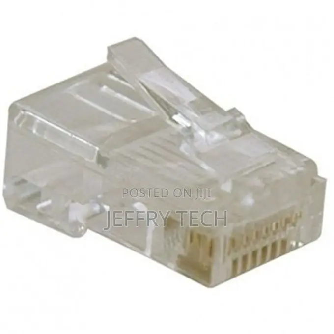 100 Pieces Cat6, Cat5e Crimp Connectors (Pack of 100)