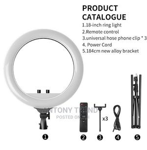 Tiktok Selfie Ring Light With Tripod Stand Light 18 Inch - thumbnail 2