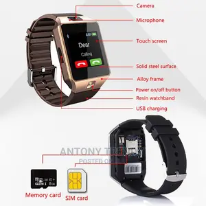 DZ09 Smart Watch Bluetooth Calling, SIM Card Supported