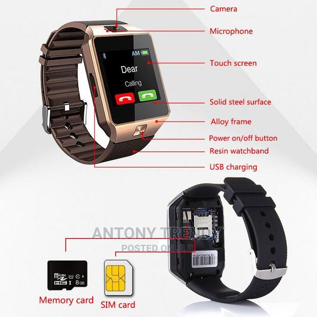 DZ09 Smart Watch Bluetooth Calling, SIM Card Supported - thumbnail 3