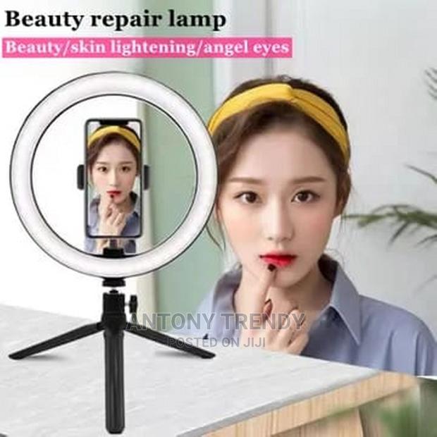 10 Inch RGB Ring Light With Tripod Stand Phone Holders - main view