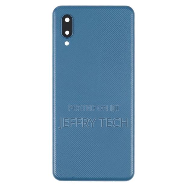 Battery Back Cover With Camera Lens Samsung Galaxy A02(Blue) - thumbnail 2