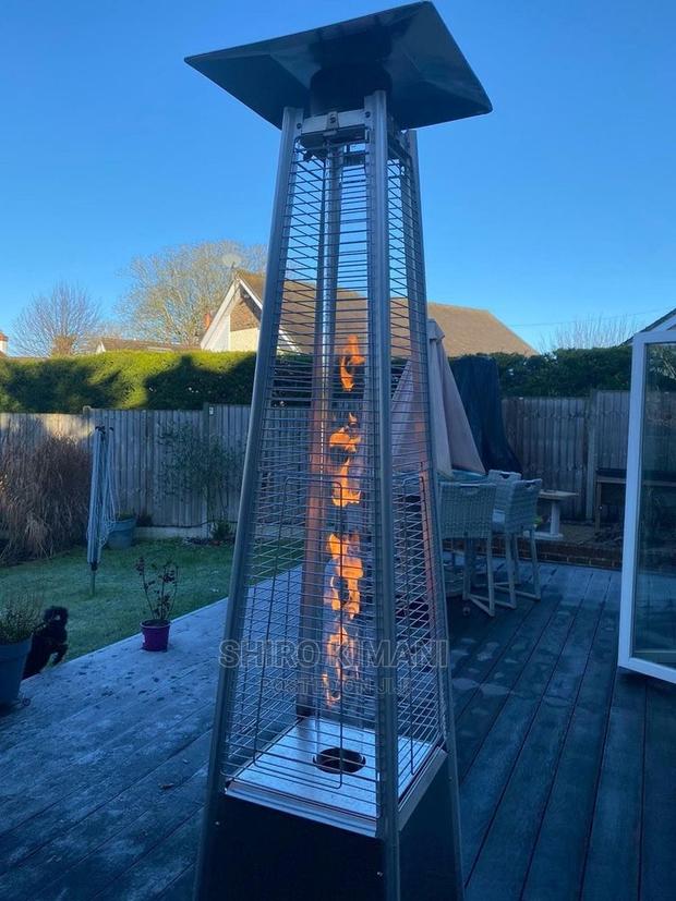 New Pyramid Glass Patio Heater