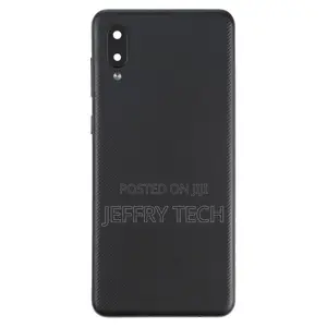 Battery Back Cover With Camera Lenssamsung Galaxy A02(Black)