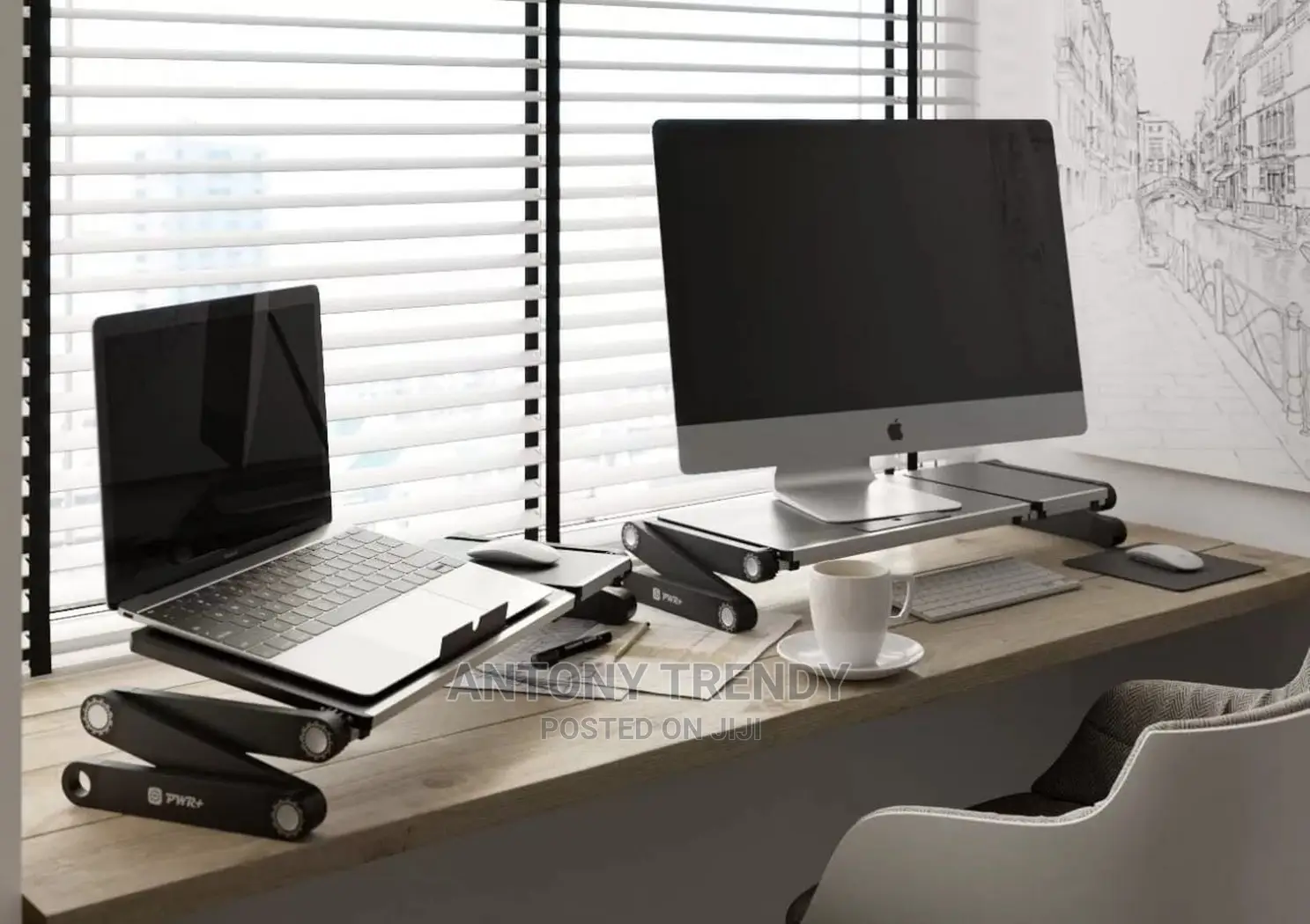 Laptop Table Computer Stand With Mouse Pad