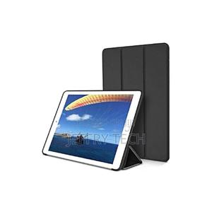 iPad Mini 6 Black Leather Folio Smart Case- Black - thumbnail 2