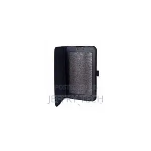 Samsung Tab 4 (8.0) T330 Leather Flip Case- Black