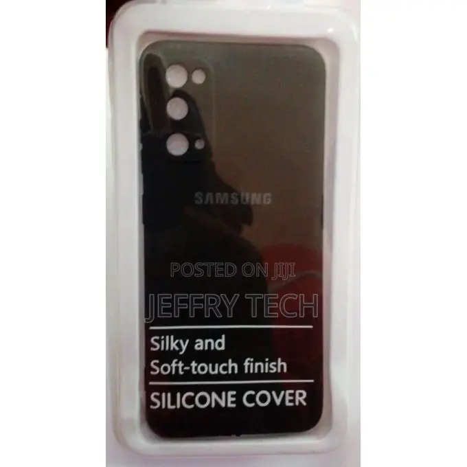 Samsung S20 Silicone Back Case - Black