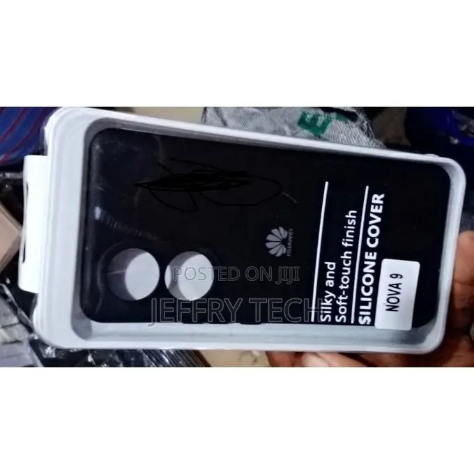 Huawei Nova 9 Silicone Back Case - Black