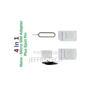 Nano Micro Sim Card Adapter Tray + Ejector Pin