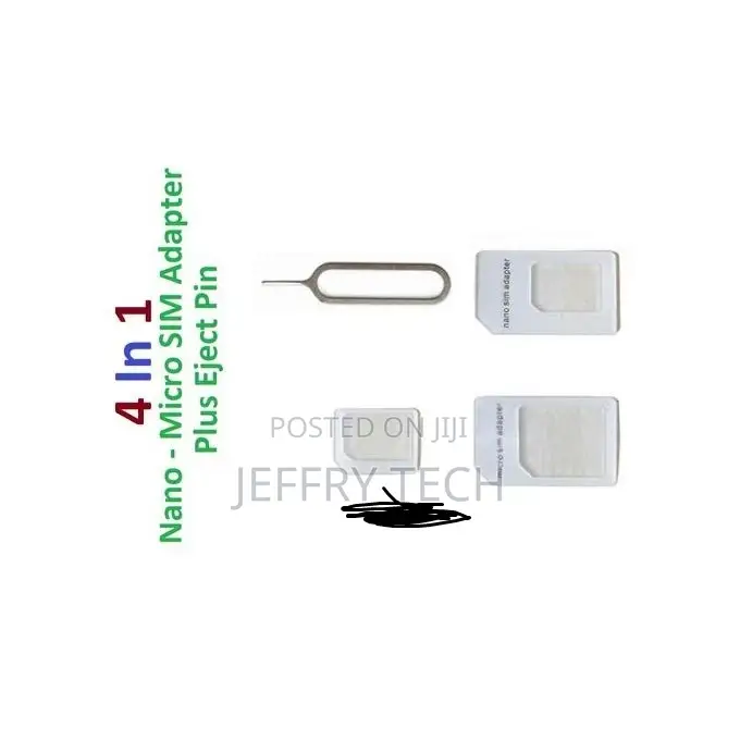 Nano Micro Sim Card Adapter Tray + Ejector Pin