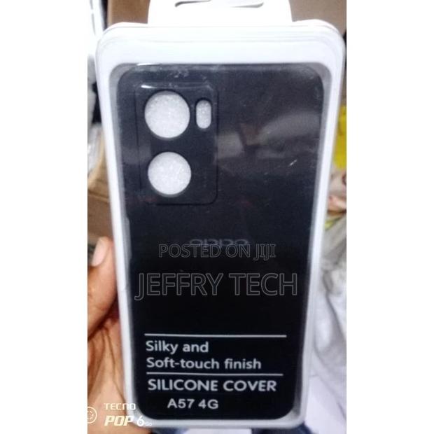 Silicone Back Case for Oppo A57(4g)- Black - main view