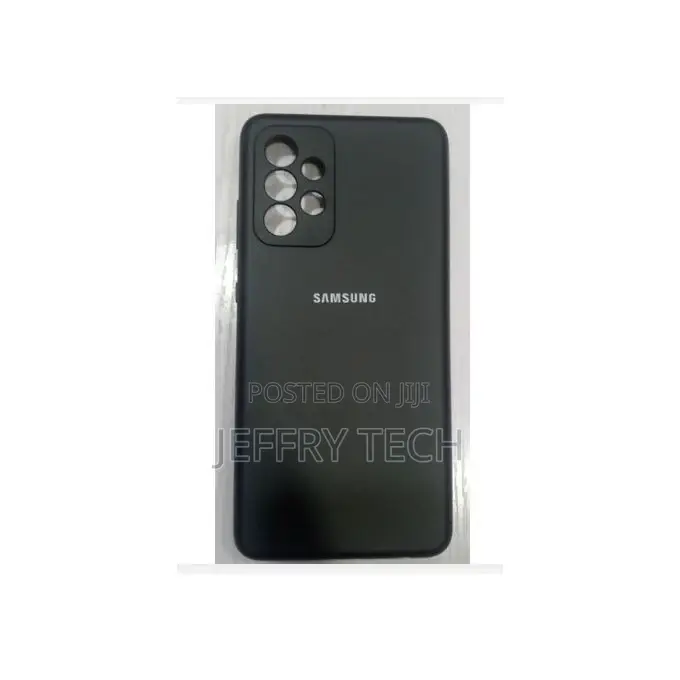 Silicone Back Case for Samsung A33 (5g)-Black