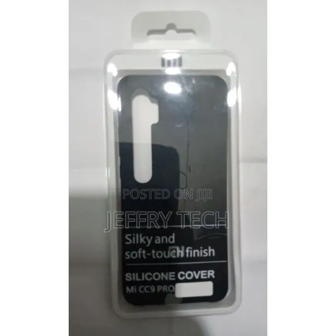 Xiaomi MI CC9 Pro Silicone Back Case - Black