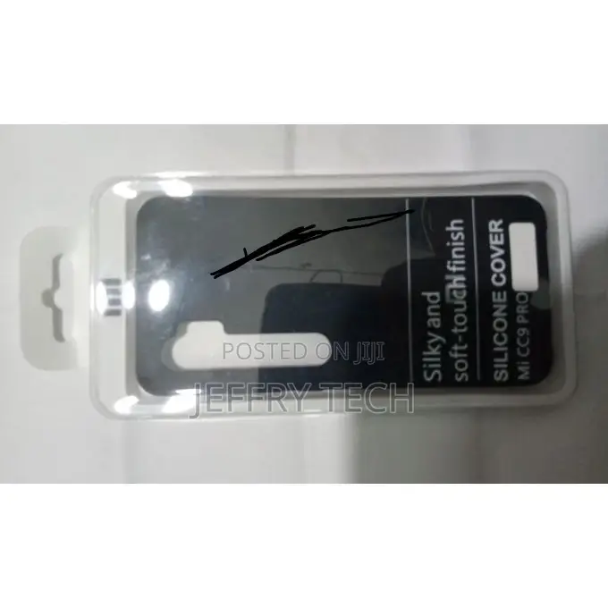 Xiaomi MI CC9 Pro Silicone Back Case - Black