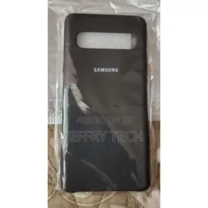 Silicone Back Case for Samsung S10 (5g)-Black