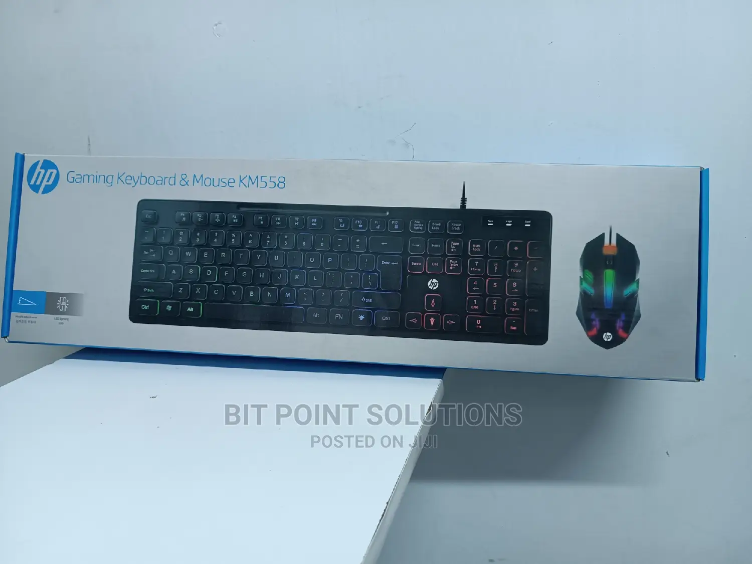 Hp Backlit Gaming Keyboard and Mouse KM558