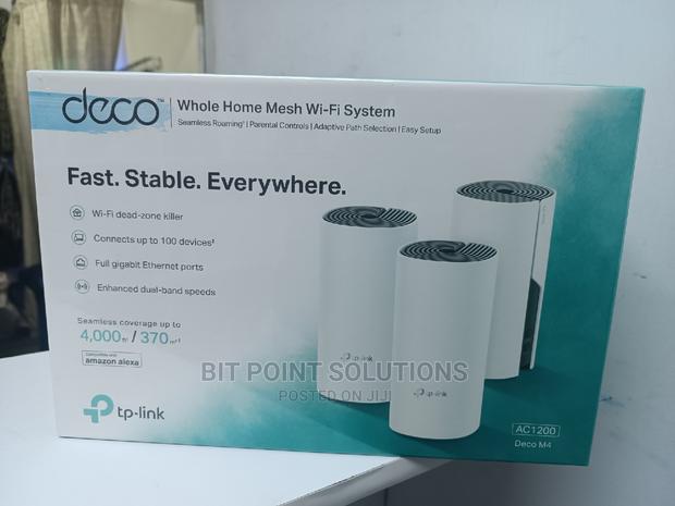 Tp-Link Deco M4 Ac1200 Whole Home Mesh Wi-Fi System (3 Pack) - main view