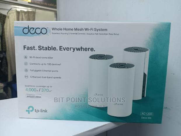 Tplink Deco M4 Ac1200 Whole Home Mesh Wi-Fi System (3 Pack) - main view