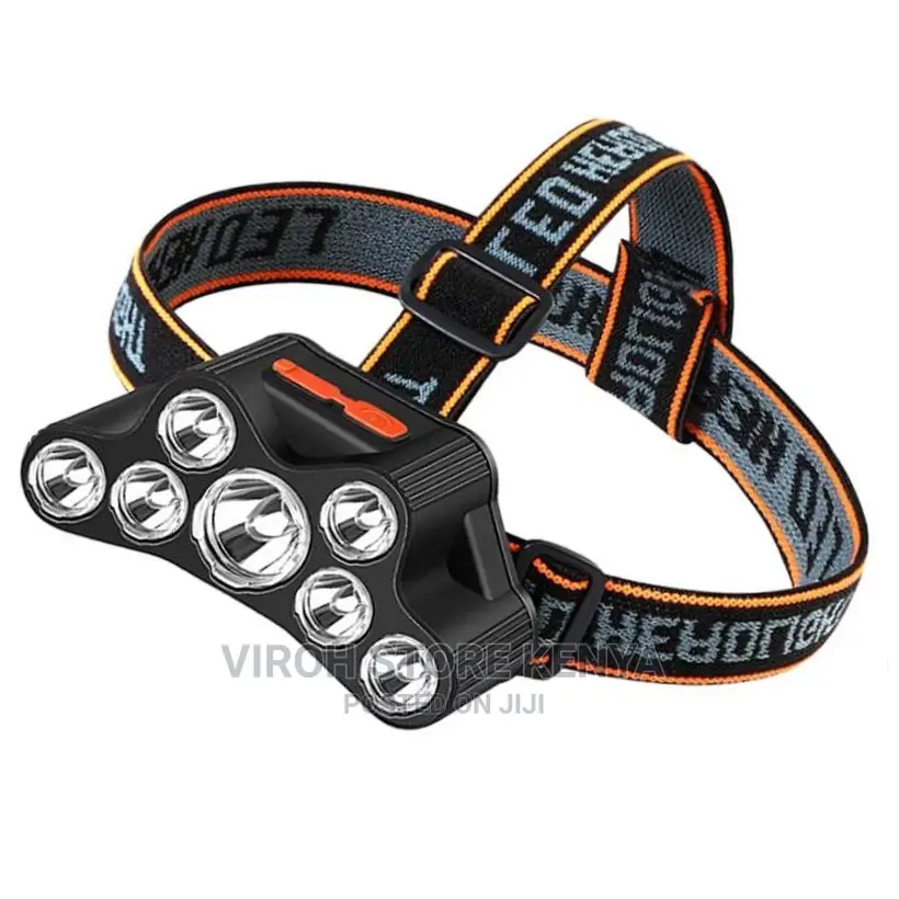 7 LED Headlights Headlamp T-F26 Cycling/Hiking Head Torch