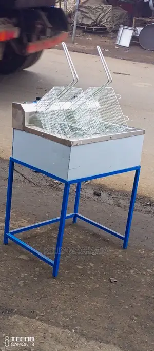 Double Fryers Chips/Snacks Mandazis