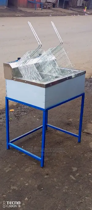 Double Fryers Chips/Snacks Mandazis