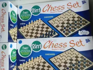 2in1 Magnetic Chess Checkers