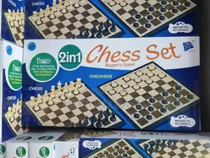 2in1 Magnetic Chess Checkers