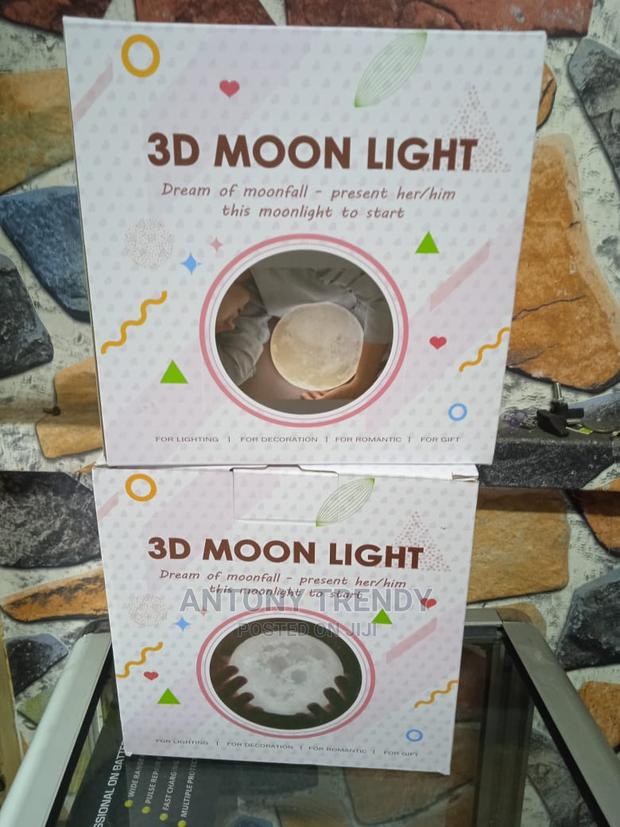 16 Colors RGB Moon Light With Stand Remote Control - thumbnail 2