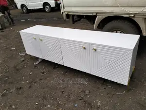 Golden White Tv Stand (6ft)