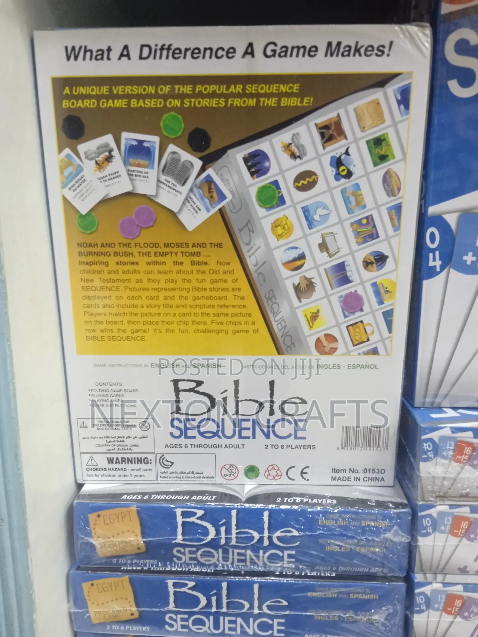 Bible Sequence Board Game