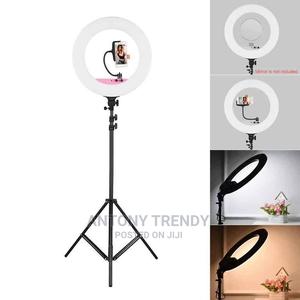 14 Inch Studio Selfie Ring Light Dimmable Led With Remote - thumbnail 2