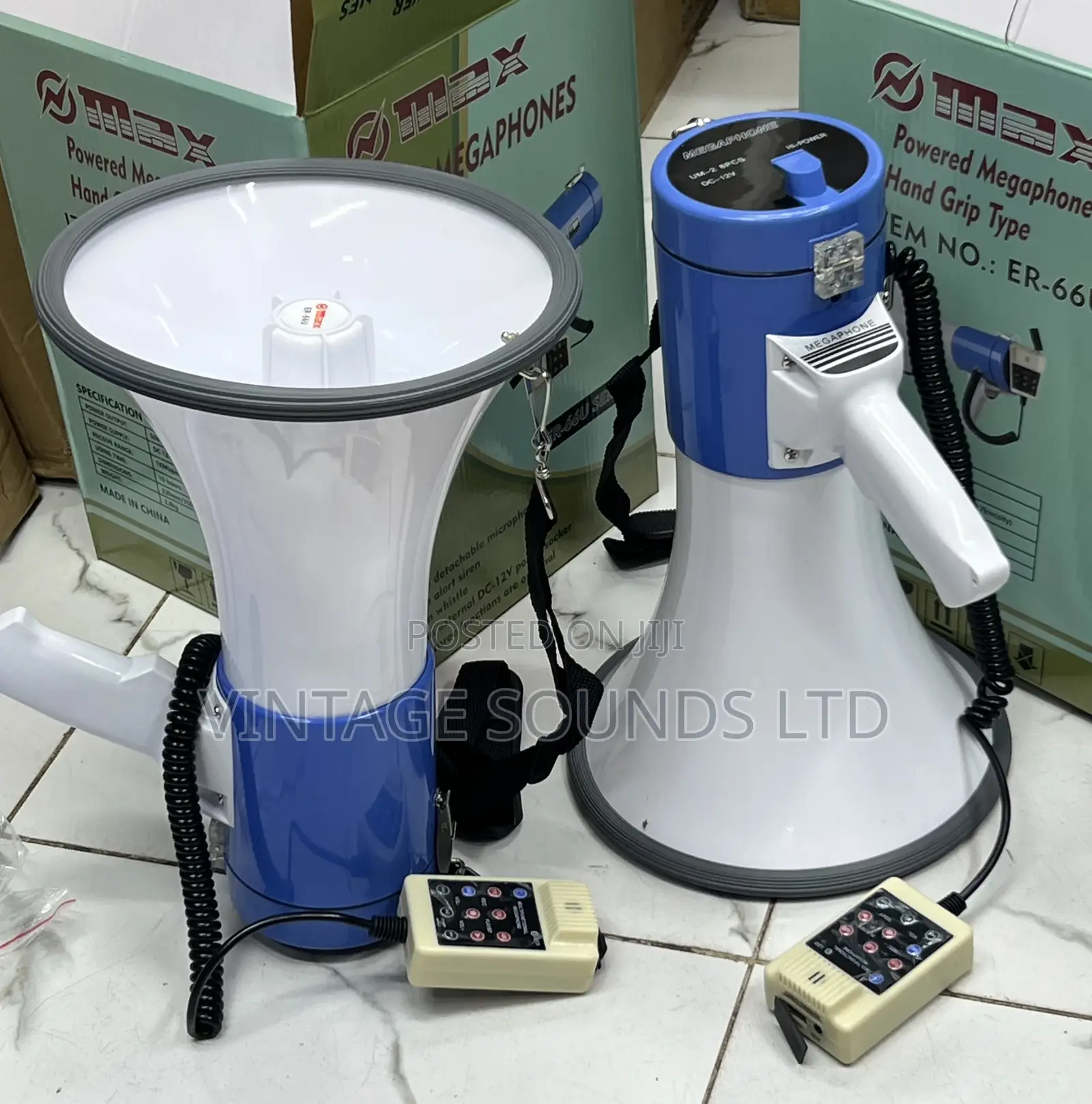 Max ER-66 50watts Powered MEGAPHONE
