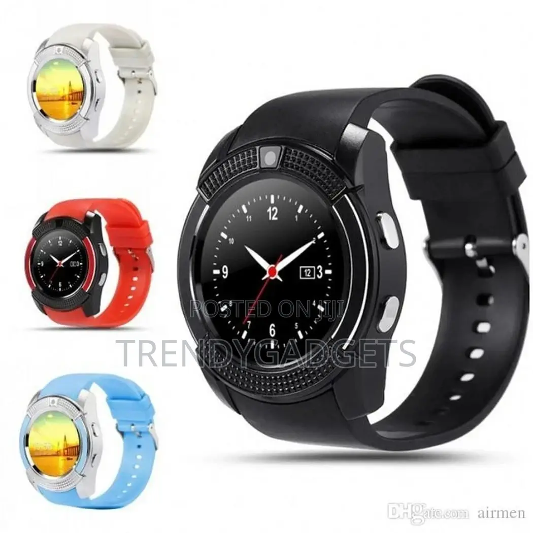 V8 Wristband Bluetooth Smart Watch Clock With Sim