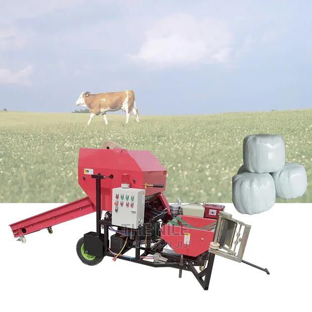 Mini Round Hay Silage Baler and Wrapper Machine in Kenya