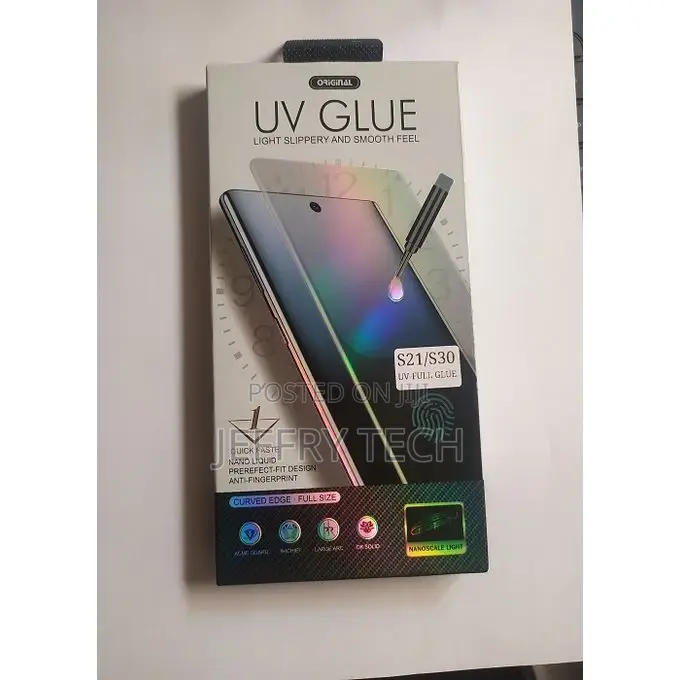 S21/S30 UV Glue Curved Edge Full Size Glass