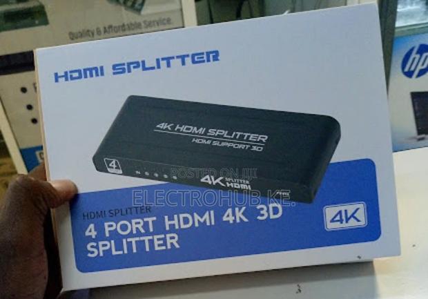 HDMI Splitter, 1 in 4 Out HDMI Splitter Audio Video Dis