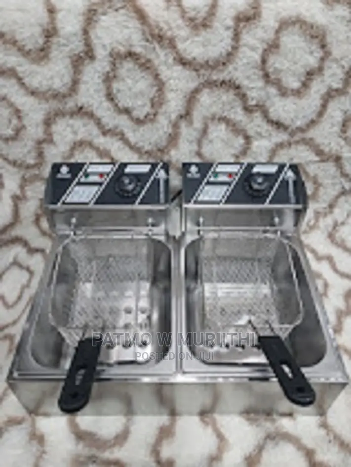 Double Deep Fryer Multipurpose Chicken Fries Deep Fryer