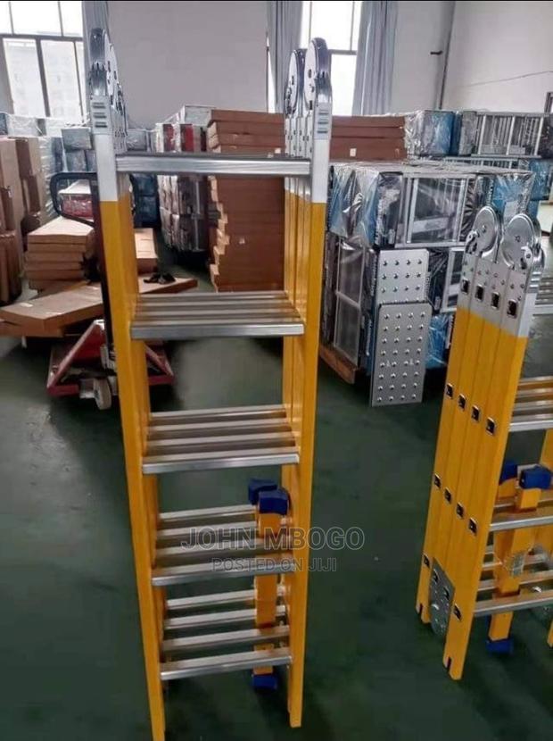 Fibreglass Foldable Ladder 20ft . - main view
