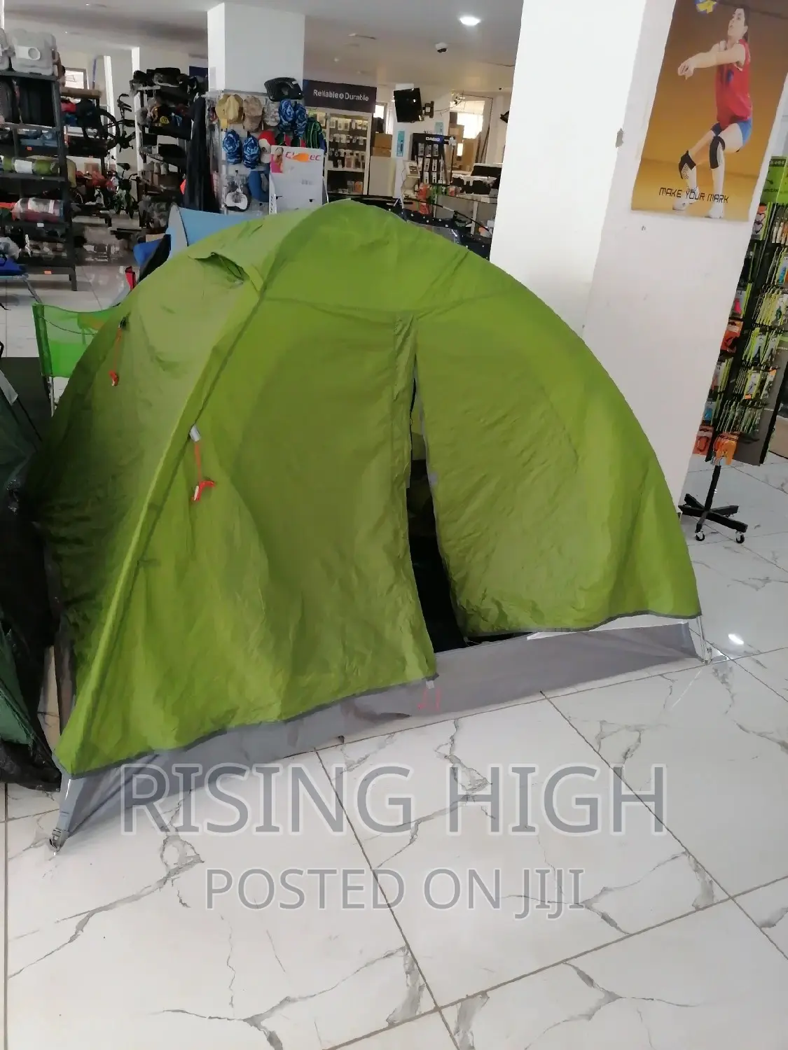 2 Person Camping Tent With Rain Cover